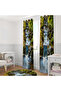 Flowing Water View Curtain in Greenery – Aesthetic & Living Atmosphere 140X260 cm Single Wing - 3