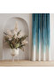 Blue & Teal Gradient Drapery Curtain – Modern & Elegant Touch 140x260 CM Single Panel - 8