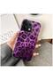 Xiaomi Poco X6 Compatible Case Zebana Luxe Leopard Silicone Case Purple