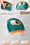 ®   1Pc Intelligent Electric Current Ems Vibrating Massage Comb Stepped Facial Massager Apparatus - 4