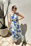 Diana Strappy Viscose Long Dress - 6