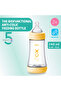 Perfect 5 Feeding Bottle 240ml Medium Flow 2m Silicone, Yellow - 2