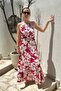 Diana Strappy Viscose Long Dress - 6