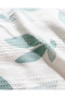 Verger Single Cotton Ecocell Printed Pique - Mint Green - 4
