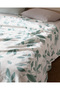Verger Double Cotton Ecocell Printed Pique - Mint Green - 2