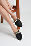 شبشب نسائي أسود من Salome Wicker مع إكسسوارات صدفة BYNDSLM01 - 3