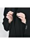 عباءة سوداء مغلقة من حوراء عباية - مقاس 50 - 5