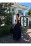 Maxi Length Skirt with Fluff Women's Dress - 3