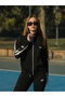 Women's Embroidered Zip-Up Top and Bottom Tracksuit Set - 2