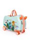 Rideable Children's Suitcase Jungle Friends