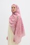 Vela Pattern Soft Shawl - Pink