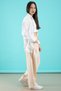 Cream Girls' Cropped Stoned Shirt and Trousers 3-Piece Set 20509 - 5