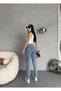Jeannine Blue Women's Boyfriend Mom Jean High Waist Jeans
