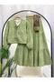 Guipure Lace Front-Tie Jacket Skirt Two-Piece Set [innerwear not included]