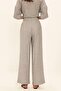 Bat Sleeve Shirt Pants Suit Stone 9338-Tk - 5