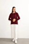 Lifera Pearl Detailed Combed Cotton Mother Blouse, Large Size - 5