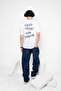 Need Money for Porche Printed Oversize Unisex White Tshirt