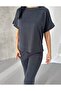 Modal Pike Fabric 2-Piece Anthracite Set - 3