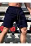 Men's Comfortable Navy Blue Shorts - 2