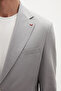Ds Damat Regular Fit Gray Plain Fabric Jacket - 6