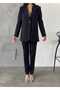 Blazer Jacket Pants Suit - 3