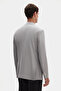 Ds Damat Regular Fit Gray Plain Fabric Jacket - 3