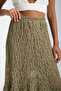 Lace Detail Lined Relaxed Cut Women's Skirt - 7