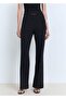 Straight Cut Mid-Rise Pants