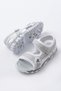 Girl's Silver Sports Anti-Slip Sole Sandals - 4