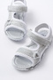 Girl's Silver Sports Anti-Slip Sole Sandals - 2