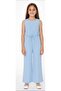 Limi Girl Soft Texture Sling Bulu Loose Pants 2-Piece Suit