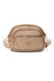 Women's Four Compartment Cross Strap Shoulder Bag - 4