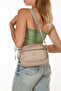 Women's Four Compartment Cross Strap Shoulder Bag - 8