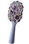 Purple Color Stone and Pearl Hair Brush/Comb - 2