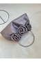 Satin Rose Portfolio Evening Dress Handbag - 3