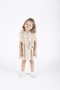 Baby Girl and Child Bag and Lace Piece Seasonal Cream Salopet Cream Holiday Dress (2-3-4-5 Years Old) - 4