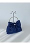 Shiny Satin Bow Portfolio Evening Dress Handbag - 5