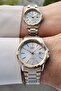 Gold Metallic Color Lover Couple Wristwatch - 3