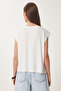 Women's Bone Basic Knitted T-Shirt En00643 - 6