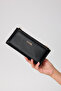 Black Women's Clutch, Wallet and Card Holder 06Fs25Y12 - 2