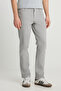 Texas Slim Fit Slim Fit Regular Waist Light Gray Stretch Trousers - 7