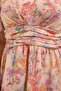Floral V-Neck Balloon Sleeve Woven Plus Size Dress Tbbss25Ah00218 - 3
