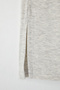 Gri Melanj Kız Çocuk Pamuklu Basic Yırtmaç Detaylı Wide Leg Örme Pantolon TKDSS25PL00016 - 4