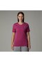 Outdoor Graphic Women's Purple Round Neck T-Shirt