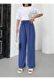Women's Elastic Waist Wrapped Palazzo Trousers - 3
