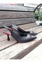 Women's Genuine Leather Goblet Heel Open Back Buckle Stiletto 2430 - 2