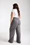 Women's Plus Size Elastic Waist Twist Palazzo Trousers - 7
