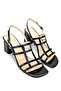 Women's Genuine Leather Black Patent Leather High Heels - 2