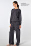 3610 Women's Crew Neck Pipe Long Track Suit Set - 2