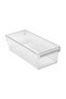 3-Piece Refrigerator Organizer Set for Inside the Cabinet Storage Container 360*150*100 mm - Transparent Black - 2